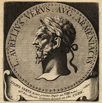 Rooman keisari Lucius Veruksen muotokuva. tekijältä Netherlandish School