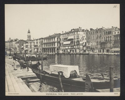 Näkymä Grand Canalille Venetsiassa Venetsia - Grand Canal - Veduta generale (otsikko esineessä) tekijältä Neue Photographische Gesellschaft