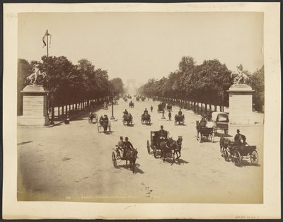 Pariisi: Avenue des Champs-Elysées tekijältä Neurdein freres