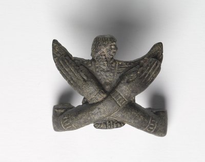 Pronssikiinnike "Shawabty Bundlesta": Crossed Arms, 18. lopusta 19. dynastian alkuun, n. 1336-1256 eaa. tekijältä New Kingdom Egyptian