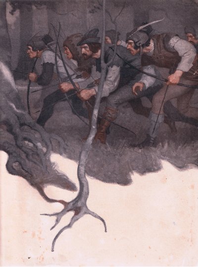Kannen sisäkuva, 1916 tekijältä Newell Convers Wyeth