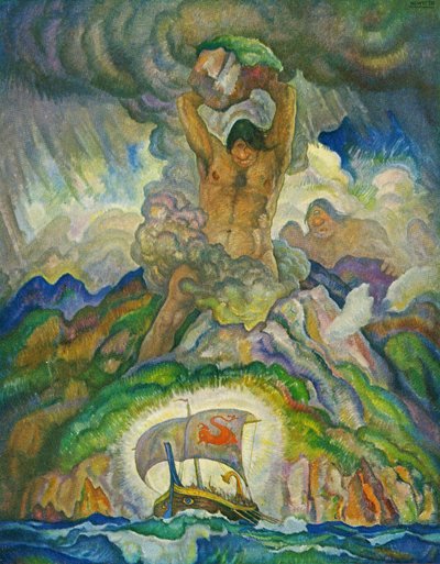 Polyphemus, Kykloopit tekijältä Newell Convers Wyeth