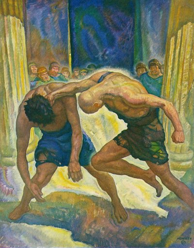 Kerjäläisten taistelu tekijältä Newell Convers Wyeth