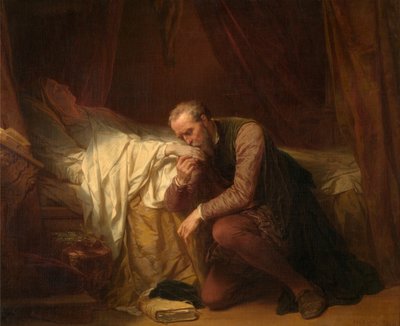 Taiteilija Michelangelo Vittoria Colonnan kuolinvuoteella tekijältä Nicaise de Keyser