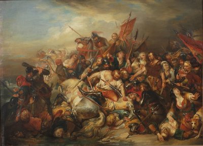 Golden Spursin taistelu 11. heinäkuuta 1302. tekijältä Nicaise de Keyser