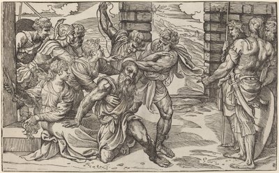 Simson ja Delila tekijältä Niccolò Boldrini after Titian