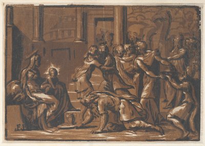 Maagien palvonta, 1540-50, 1540-50. tekijältä Niccolò Vicentino.