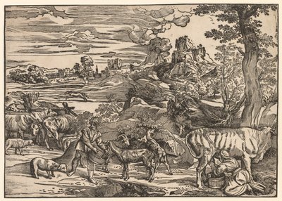 Maisema maitoneidon kanssa, n. 1525. tekijältä Niccolo Boldrini