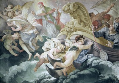 Myrsky rauhoittui ihmeellisesti joutuessaan kosketuksiin Pius V:n medaljongin kanssa tekijältä Niccolo Francesco Lapi