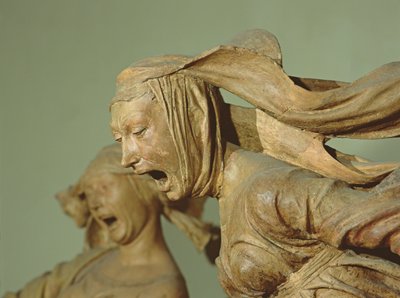 Neitsyt Maria, valituslaulusta (terrakotta) tekijältä Niccolo dell Arca