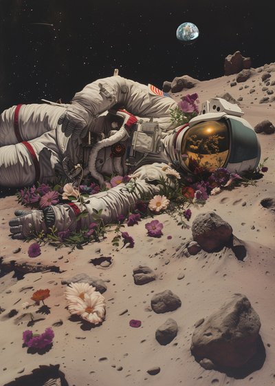 Astronautin kosminen kukinta tekijältä Nicebleed