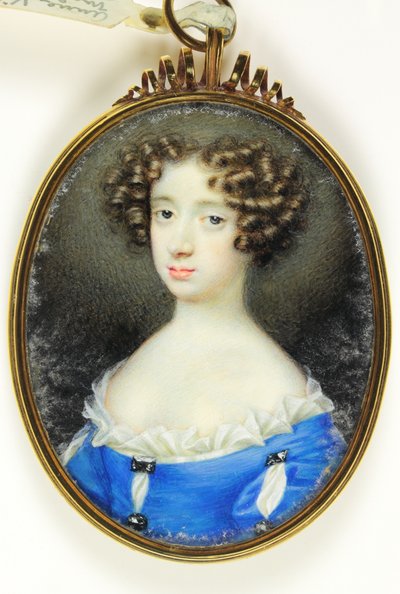 Anne Villiers, Madame Bentinck (akvarelli norsunluulle) tekijältä Nicholas (attr.to) Dixon