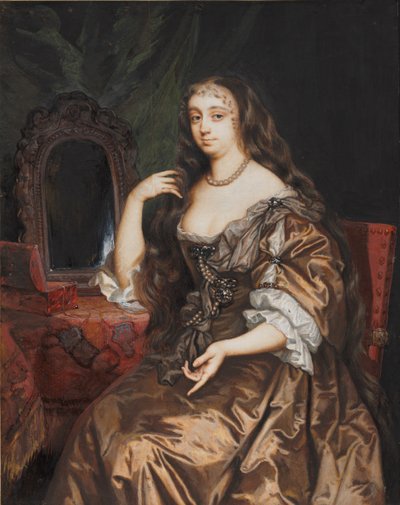 Yorkin herttuattaren Anne Hyden muotokuva n. 1662. tekijältä Nicholas Dixon