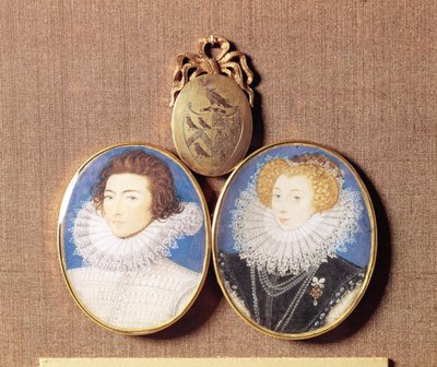 John Croker ja hänen vaimonsa Frances tekijältä Nicholas Hilliard