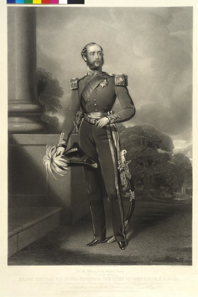 Cambridgen herttua Georg (mezzotintta) tekijältä Nicholas Joseph Crowley