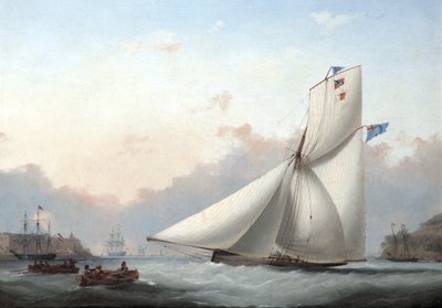 Cutter Yacht Plymouth Soundissa tekijältä Nicholas Matthews Condy