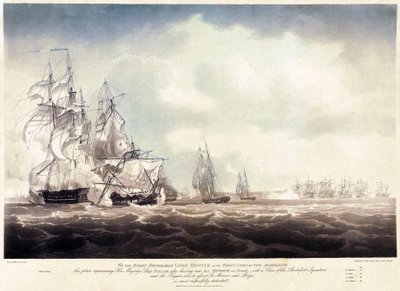 HMS "Pallas" La Minerven jälkeen. tekijältä Nicholas Pocock