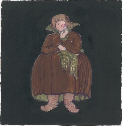 Pukusuunnittelu Rimski-Korsakovin oopperaan "Tsaari Saltanin tarina", tekijältä Nicholas Roerich