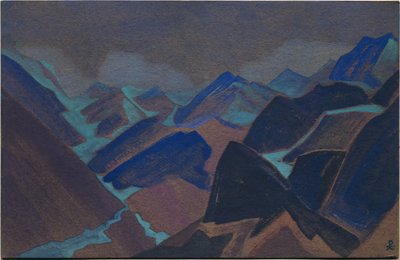 Lahulin jäätiköt, 1936 tekijältä Nicholas Roerich