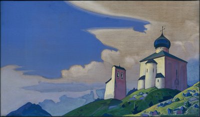 Pyhän Sergiuksen Eremitaaši, 1933 tekijältä Nicholas Roerich