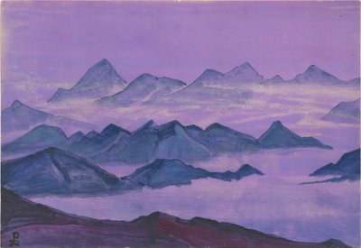 Himalaja. Albumin lehti, 1934 tekijältä Nicholas Roerich