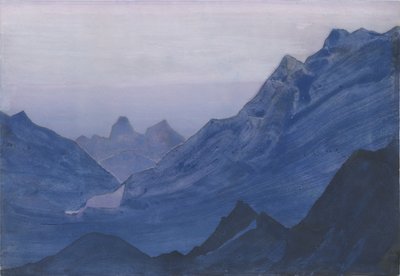 Himalaja, albuminlehti, 1934 tekijältä Nicholas Roerich