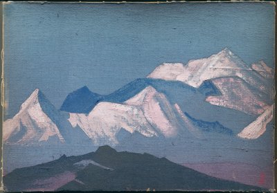 Himalaja, luonnos, 1933 tekijältä Nicholas Roerich