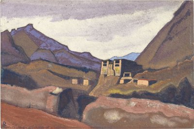 Ladakh par Roerich, Nicholas (1874-1947). Tempera pahville, koko: 30,5x45,7 tekijältä Nicholas Roerich
