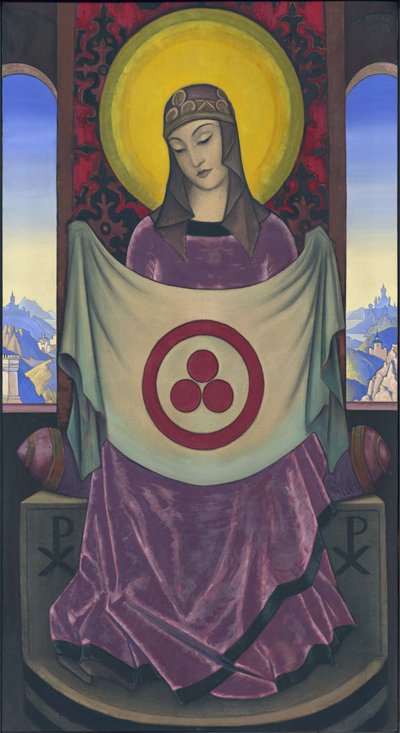 Madonna Oriflamma, 1932 tekijältä Nicholas Roerich