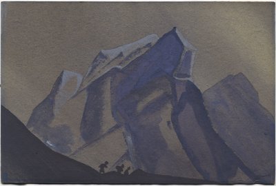 Vuoristosola, myrsky, 1936 tekijältä Nicholas Roerich