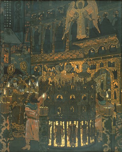 Mysteerileikki keskiaikaisessa Novgorodissa tekijältä Nicholas Roerich