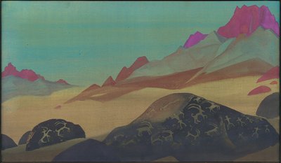 Rocks of Ladakh, 1932 tekijältä Nicholas Roerich