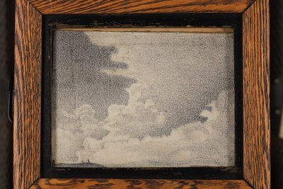Luonnos maisemasta ja pilvistä, n. 1917-1919 tekijältä Nicholas Roerich