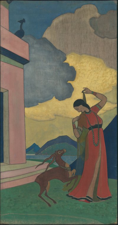 Song of the Morning, koristepaneeli, "Dreams of Wisdom" -sarja, 1920 tekijältä Nicholas Roerich