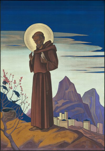 Pyhä Franciscus, 1932 tekijältä Nicholas Roerich