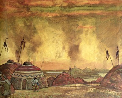 Lavastus Aleksanteri Borodinille tekijältä Nicholas Roerich