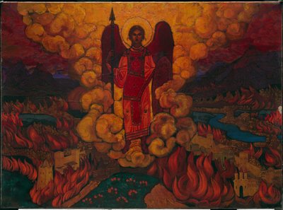 Viimeinen enkeli, 1912 tekijältä Nicholas Roerich