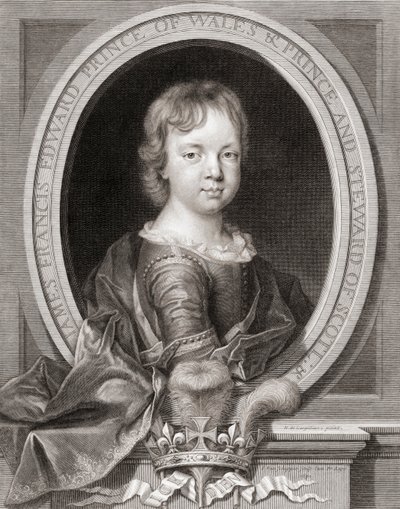 Prinssi James Francis Edward Stuart tekijältä Nicholas de (after) Largilliere