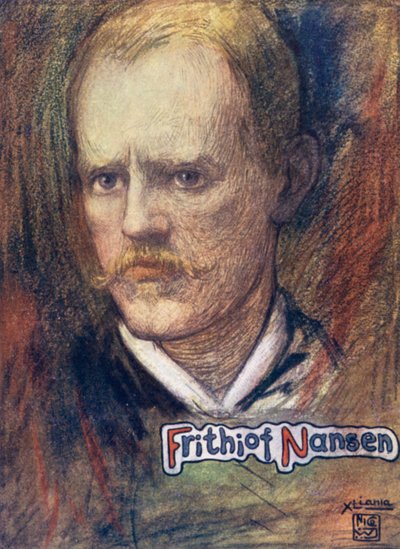 Norja: Fridtjof Nansen (väri litho) tekijältä Nico Jungman