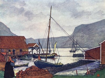 Norja: Moldoen (väri litho) tekijältä Nico Jungman