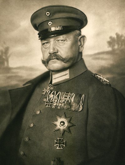 Paul von Hindenburgin muotokuva tekijältä Nicola Perscheid