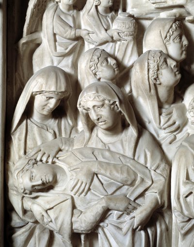 Crucifixion Detail -tuoli, jonka on toteuttanut Nicola Pisano tekijältä Nicola Pisano
