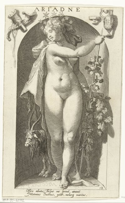 Ariadne (otsikko esineessä) Ancient Gods (sarjan nimi) tekijältä Nicolaas Braeu