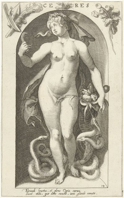 Ceres (otsikko esineessä) Ancient Gods (sarjan nimi) tekijältä Nicolaas Braeu