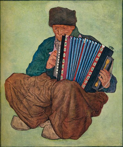 Volendam-muusikko, 1800-luku. tekijältä Nicolaas Wilhelm Jungmann