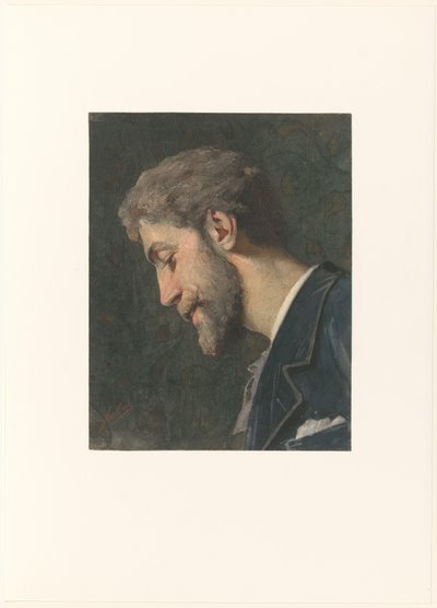 George Hendrik Breitnerin muotokuva tekijältä Nicolaas van der Waay (signed by artist)
