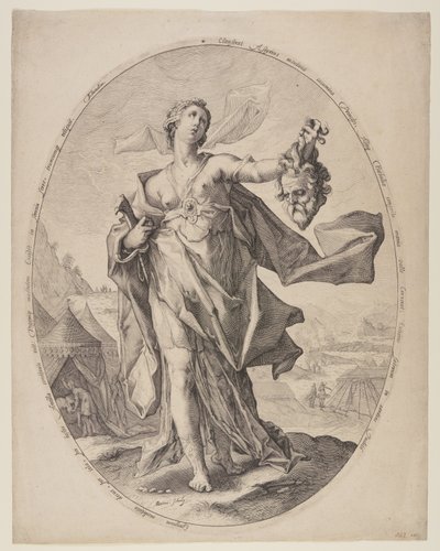 Judith ja Holofernesin pää tekijältä Nicolaes Braeu