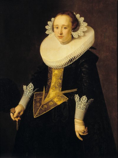 Muotokuva 22-vuotiaasta naisesta, 1628. tekijältä Nicolaes Eliasz. Pickenoy