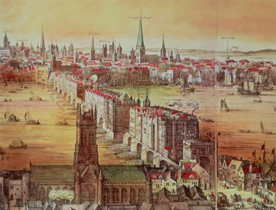 Old London Bridge, yksityiskohta "Vischer