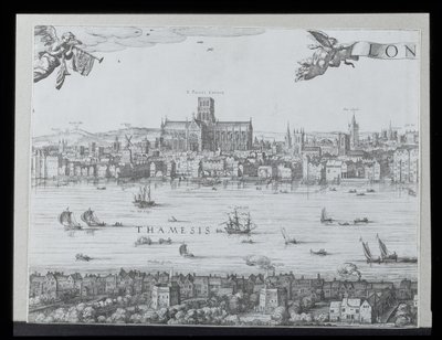 Panorama of London and Thames, osa kaksi näyttää St. Paul